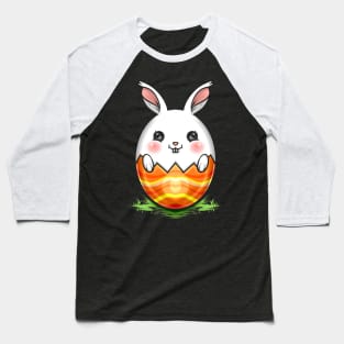 Painted Easter Bunny Egg On Easter Baseball T-Shirt